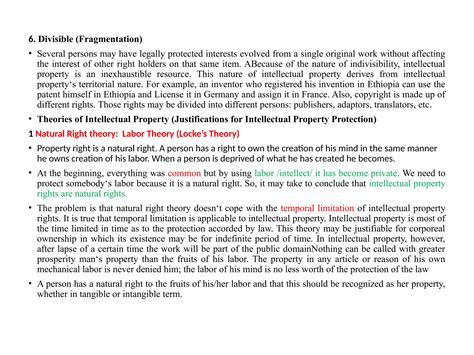 Intellectual Property law- Lecture notes | PPTX