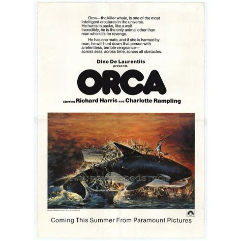 Orca - movie POSTER (Style B) (11" x 17") (1977) - Walmart.com ...