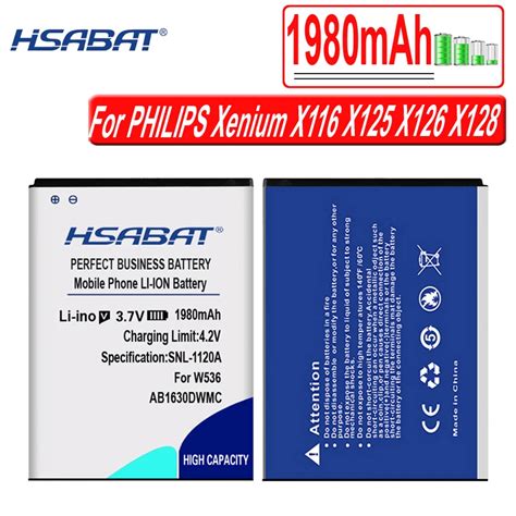 Hsabat Ab Dwmc Mah Battery For Philips W W W Ctw