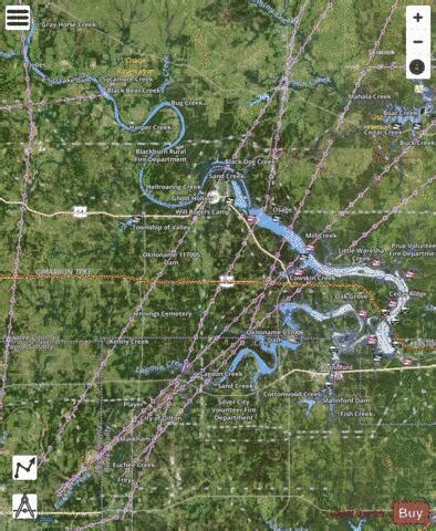 Keystone Lake Fishing Map | Nautical Charts App