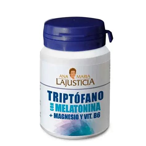 Triptófano con Melatonina Magnesio y Vitamina B6 60 comprimidos