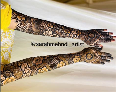 New And Latest Floral Mehndi Designs - Glossnglitters