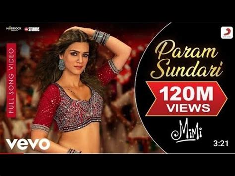 Param Sundari Official Video Mimi Kriti Sanon Viral Dance Youtube