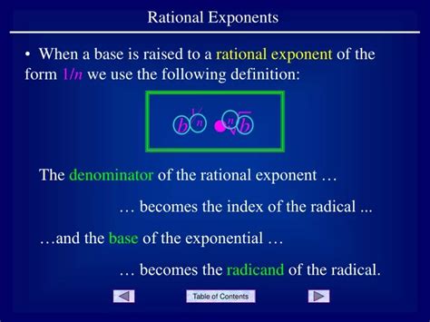 Ppt Rational Exponents Powerpoint Presentation Free Download Id9218393