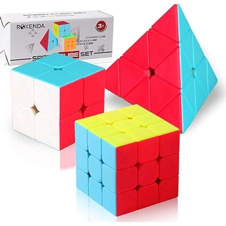 KidsPark Zauberwürfel Set 5 Stück Magic Speed Cube Set 2x2 3x3 4x4