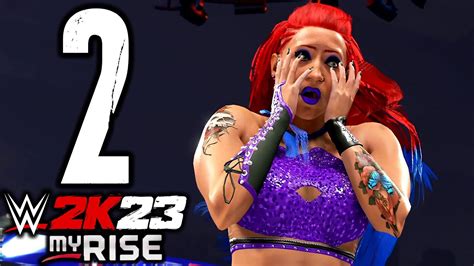 WWE 2K23 MY RISE EP 2 IL PESO DELLA FAMA CARRIERA GAMEPLAY ITA