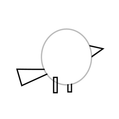 draw  bird   easy steps