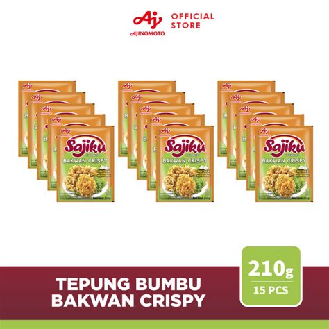 Sajiku® Tepung bumbu Bakwan Crispy Sachet 210g (15pcs) | Lazada Indonesia