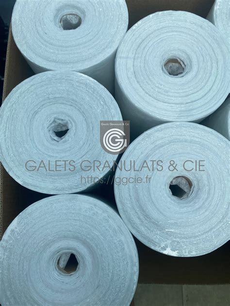 Géotextile en rouleau 2x25m 100gr Galets Granulats Cie GGC