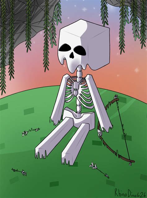 Cute Minecraft Skeleton By Rhinodino426 On Deviantart