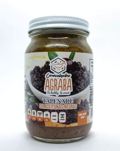 Tapenade De Aceituna Negra Agraba Pack De Fcos De G Mercadolibre