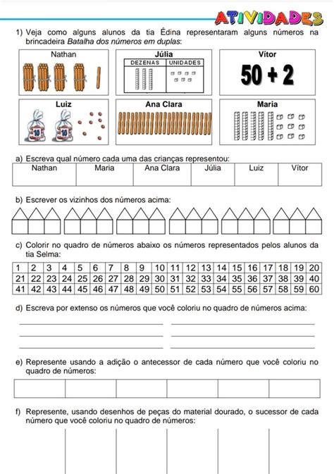 Blog Educação E Transformação Decomposição Numérica Adição E Subtração Atividades De