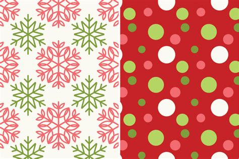 10 Seamless Christmas Patterns Set 1 By Eyestigmatic Design