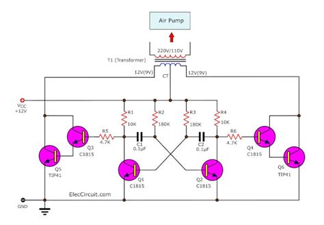 Simple inverter circuit using 6 transistor