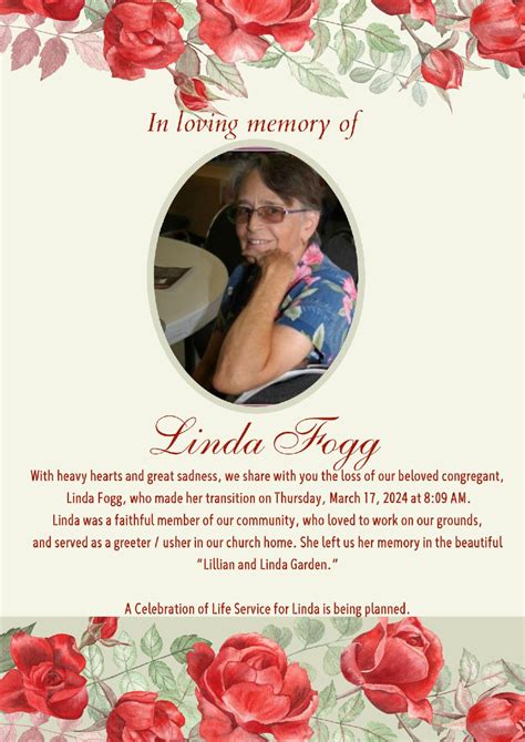 Remembering Linda Fogg Unity Of Citrus County