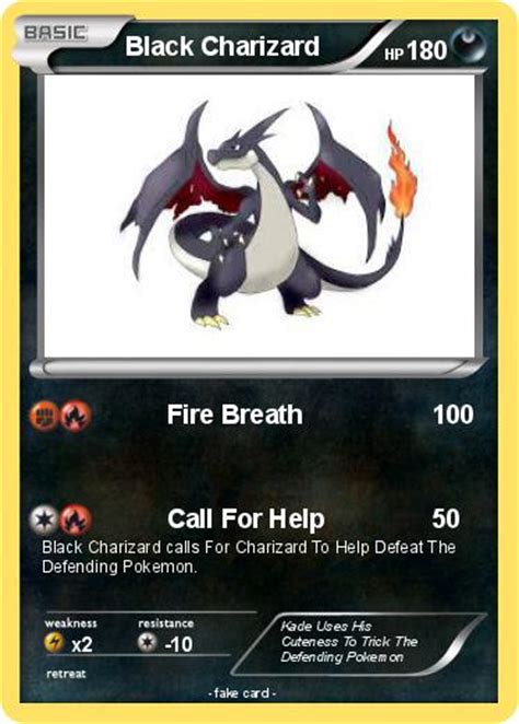 Pokémon Black Charizard 61 61 - Fire Breath - My Pokemon Card