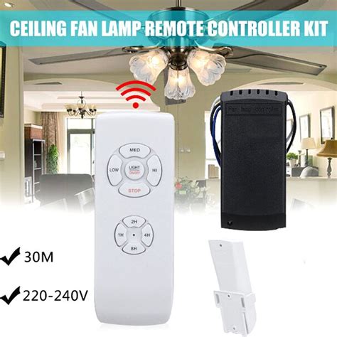 Universal Ceiling Fan Lamp Remote Controller Kit Ac Furniture Home