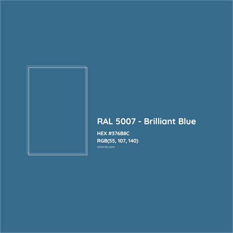 About Ral 5007 Brilliant Blue Color Color Codes Similar Colors And