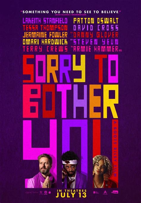 Sorry to Bother You Poster