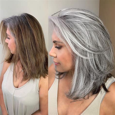 How To Embrace The Transition To Gray Hair While Going Gray