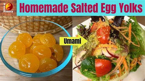 Chinese Salted Egg Yolks Cured Egg Yolks Within A Day Youtube