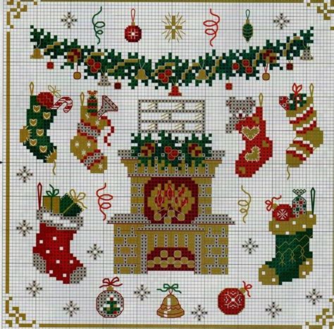 AMARNA IMAGENS NATAL GRÁFICOS PARA PONTO CRUZ Cross Stitch Christmas