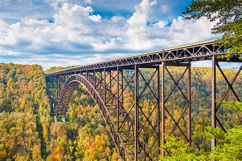 Tats Unis New River Gorge Le Nouveau Parc National