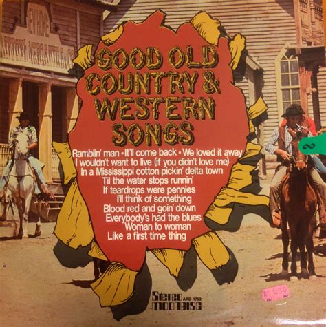 Good Old Country & Western Songs - Fonts In Use