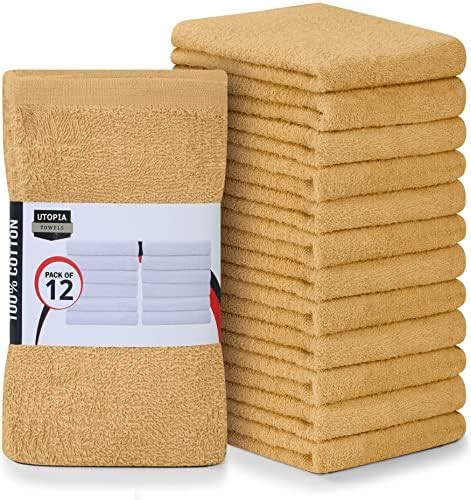 Utopia Cotton Bar Mops Pack Of 12 16 X 19 Inches Dish