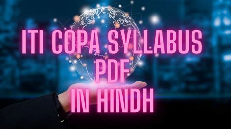 Iti Copa Syllabus Pdf In Hindh Syllabus Pdf Books