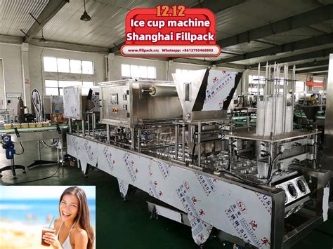 Ice Cup Filling Capping Machine Ice Cube Packing Machine Shanghai