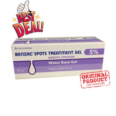 Benzac Spots Treatment Ac Gel G Benzoyl Peroxide Acne Pimple