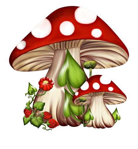 Mushrooms Vector Red Mushroom Clip Art Mushroom Green Cliparts The