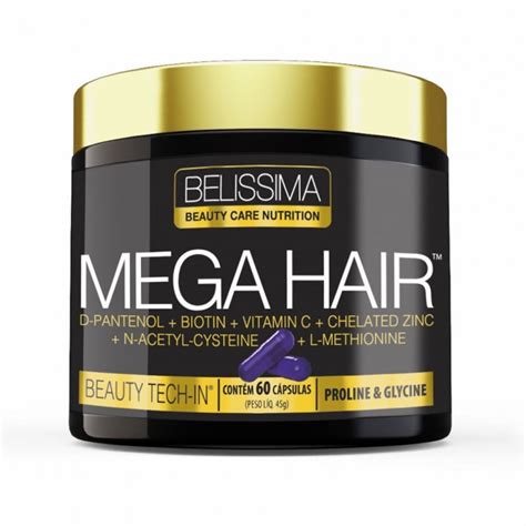 Mega Hair Bel Ssima Vitamina Para Cabelos Pele E Unhas Shopee Brasil