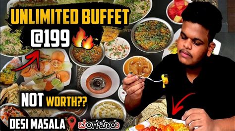 Longest Veg Buffet In Bangalore Serves More Than 40 Dishes Unlimited At