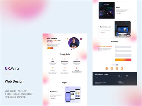 Web Design - Portofolio by wirasatria putra on Dribbble