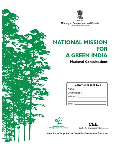 National Mission For A Green India Pdf Wetland Forests