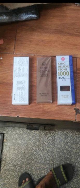 Sharpening Stone Trade Mark KING Deluxe Stone Batu Asah Grade 1000