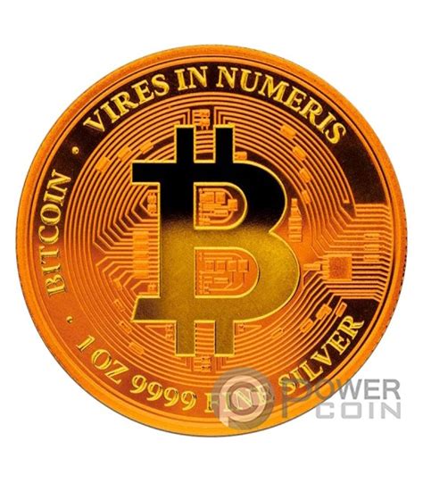 Bitcoin Cyber Orange Oz Silber M Nze Niue