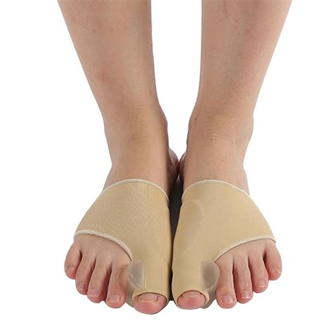 ANNCHILIO 2 Stück Hallux Valgus Correction Bandage with Gel Pad