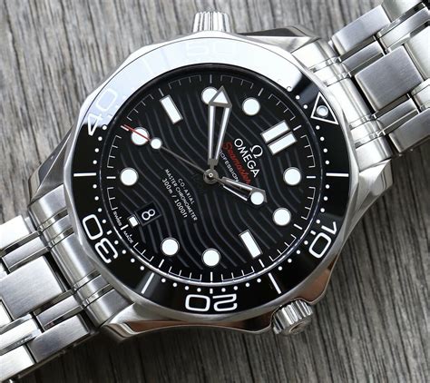 Omega Seamaster Diver M Co Axial Black Mm