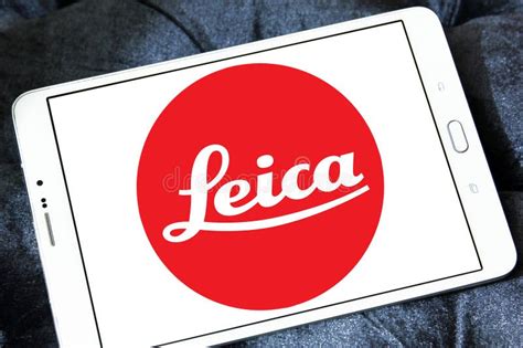 Leica logo editorial image. Image of business, electronics - 97175825