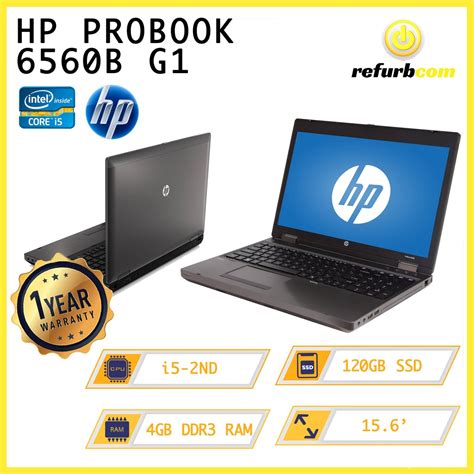 HP Probook 6560b G1 15 6 INTEL CORE I5 2ND GEN 4GB 8GB RAM