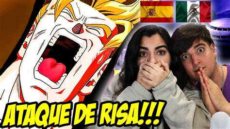 ESPAÑOLES REACCIONAN A DOBLAJE LATINO DRAGON BALLEL MEJOR GRITO DE