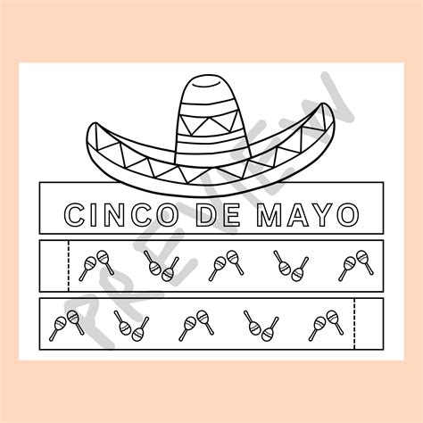 Cinco de Mayo Craft - Hat Craft Activity | Made By Teachers 