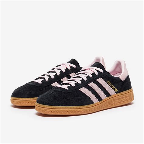 Adidas Originals Womens Handball Spezial Core Black Clear Pink Gum