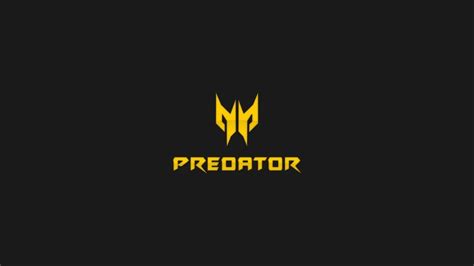 Acer Predator Logo Yellow 4K 24 Wallpaper