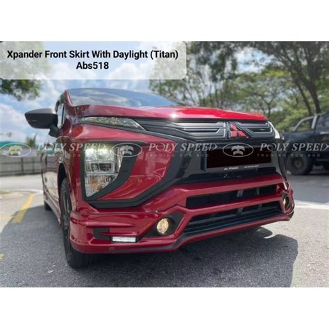 Mitsubishi Xpander Titan Bodykit Body Kit Front Side Rear Skirt Lip Led