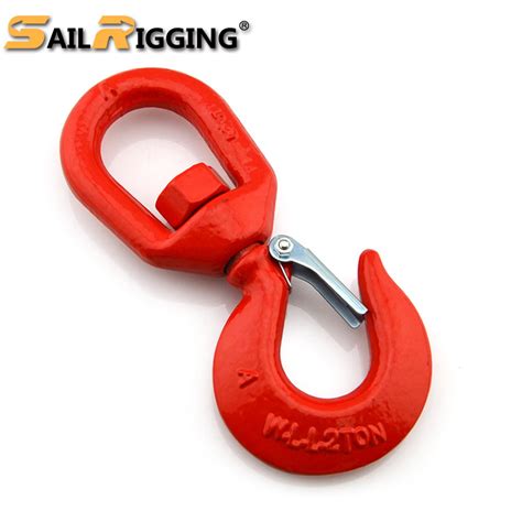 heavy duty carbon steel drop forged  heavy lifting swivel hook