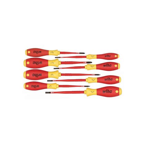 Wiha Screwdriver Set Pc Phillips Slotted Square Msc